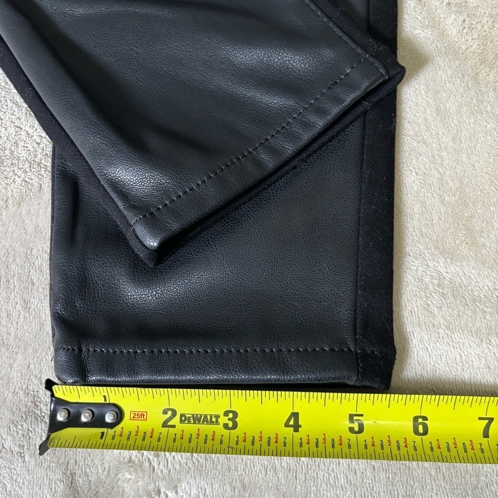 Judy Blue Faux Leather Skinny Pants Black Denim Jeans. - Picture 8 of 8